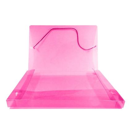 Imagem de Pasta Plástica c/Aba e Elástico Mini 2cm Rosa Pct c/10 un - ACP