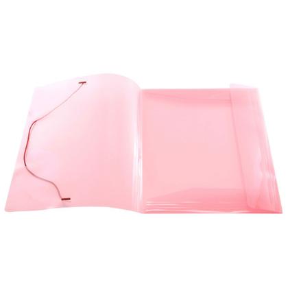 Imagem de Pasta Plástica c/Aba e Elástico Mini Rosa Pct c/10 un - Acp