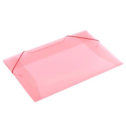 Imagem de Pasta Plástica com Aba e Elástico Mini Fina ACP - Rosa