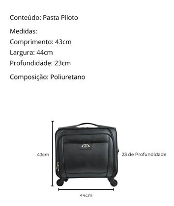 Imagem de Pasta Representante Executiva Notebook Com Roda 360 Yins
