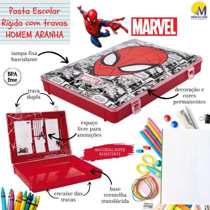 Imagem de Pasta rígida para documentos Homem Aranha Plasutil ref. 16698