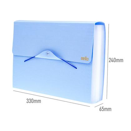 Imagem de Pasta Sanfonada 31 Divisões Dello Serena linho Cores Pastel