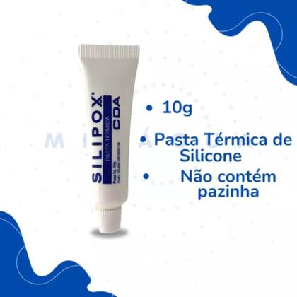 Imagem de Pasta Termica 10g Bisnaga Cda Processadores Transistor Cpu