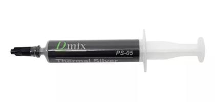 Imagem de Pasta Térmica Dmix Thermal Silver 5gr. PS-05 prata c seringa espátula de aplicação