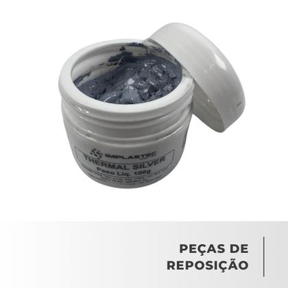 Imagem de Pasta Térmica Implastec 100G Pote THERMAL SILVER