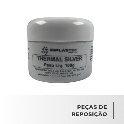 Imagem de Pasta Térmica Implastec 100G Pote THERMAL SILVER