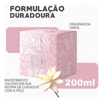 Imagem de Pasta Yara Isabelle La Belle Creme Hidratante Corporal Perfumado, Alta Fixação, 200g