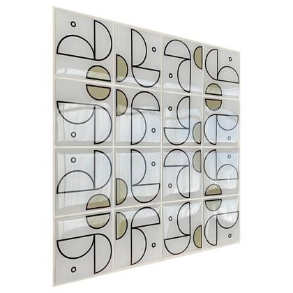 Imagem de Pastilha Adesiva 3M - Kit com 4 Placas Quadradas de 5x5cm