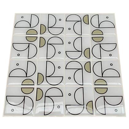 Imagem de Pastilha Adesiva 3M - Kit com 4 Placas Quadradas de 5x5cm