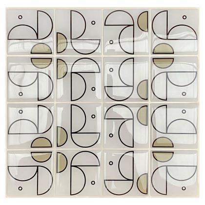 Imagem de Pastilha Adesiva 3M - Kit com 4 Placas Quadradas de 5x5cm