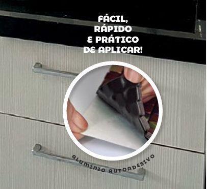 Imagem de Pastilha Autoadesiva AL703 - METAL ALUMINIO COBRE 29x30,3mm