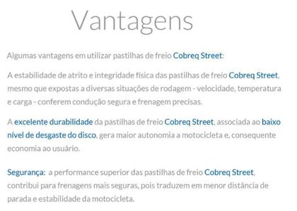 Imagem de Pastilha de Freio Cg Titan 150 160 EX ESD CBS 2015 2016 2017 Cobreq