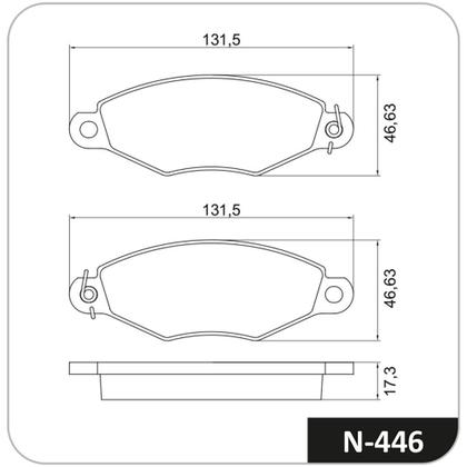 Imagem de Pastilha De Freio Cobreq Clio/Logan/Sandero - N-448