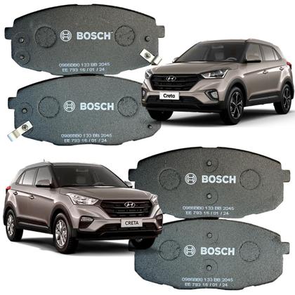 Imagem de Pastilha de Freio Creta 1.6 2.0 2016 2017 2018 2019 2020 2021 2022 2023 2024 Dianteira Bosch