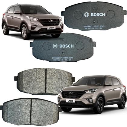 Imagem de Pastilha de Freio Creta 1.6 2.0 2016 2017 2018 2019 2020 2021 2022 2023 2024 Dianteira Bosch