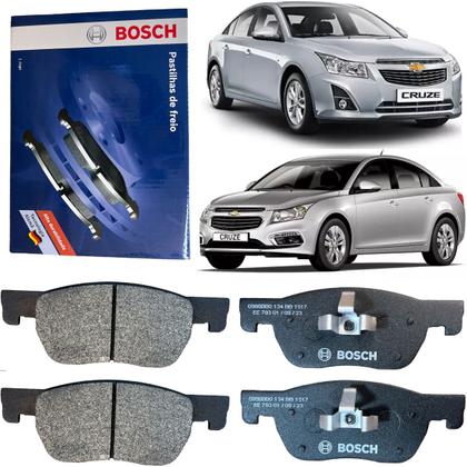 Imagem de Pastilha de Freio Cruze 1.4 Lt Ltz Sport 2017 2018 2019 2020 2021 2022 Dianteira Original Bosch