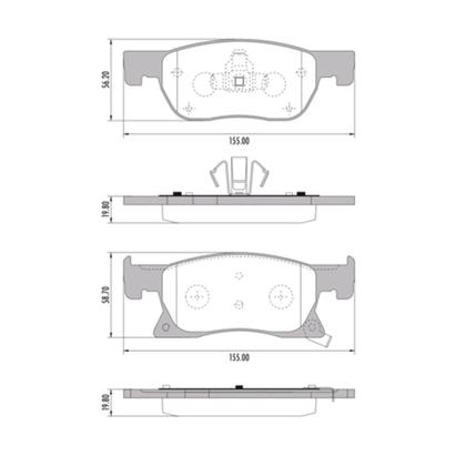 Imagem de Pastilha de Freio Cruze 1.4 Turbo Dianteiro a Partir de 2017 Original Cobreq
