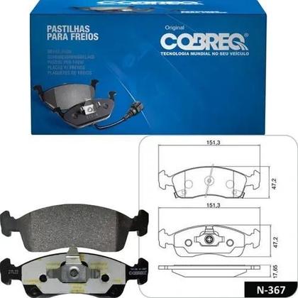 Imagem de Pastilha De Freio Dianteira Cobreq Cobalt Joy Onix Prisma