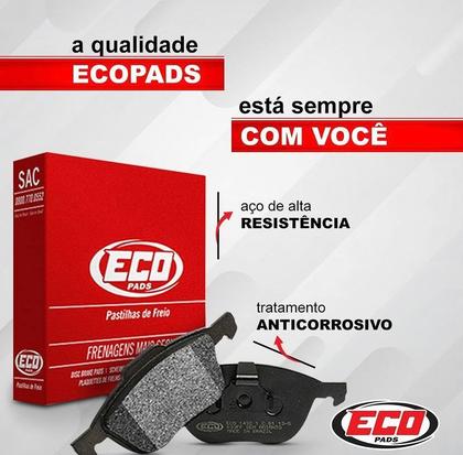 Imagem de Pastilha de freio dianteira ford new fiesta, new ka, 2012 2013 2014 2015 2016 2017 2018 2019 2020