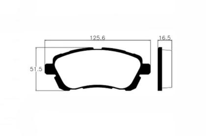 Imagem de Pastilha de freio dianteira ford new fiesta, new ka, 2012 2013 2014 2015 2016 2017 2018 2019 2020