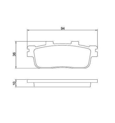 Imagem de Pastilha de Freio Dianteiro Dafra Next 250 2012-2018
