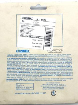 Imagem de Pastilha de freio Dianteiro Honda Cb 400 450 Cobreq