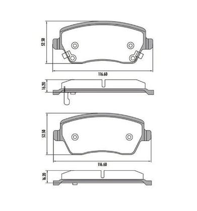 Imagem de Pastilha De Freio Duster Dianteira Frasle Pd1386 Com Alarme Sistema Trw Jogo