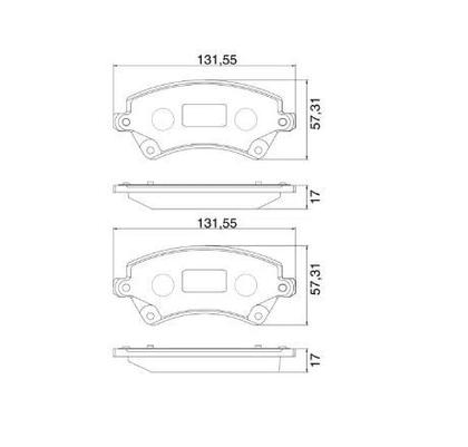 Imagem de Pastilha De Freio Fielder Corolla Dianteira Cobreq N1319 Sem Alarme Sistema Trw Jogo