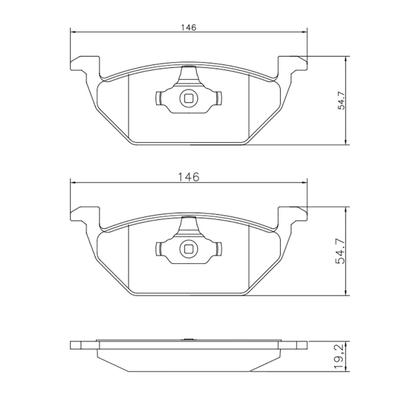 Imagem de Pastilha De Freio Gol, Polo, Saveiro, Voyage, Fox, A1, A3