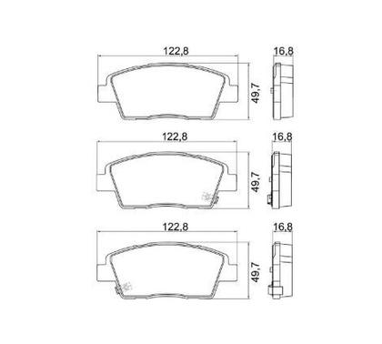 Imagem de Pastilha De Freio Hb20 Dianteira Cobreq N1286 Com Alarme Sistema Mando Jogo