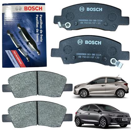 Imagem de Pastilha de Freio Hb20 Hb20s 1.6 2020 a 2025 Hb20 1.0 Turbo 2020 2021 2022 2023 2024 2025 Dianteira Original Bosch