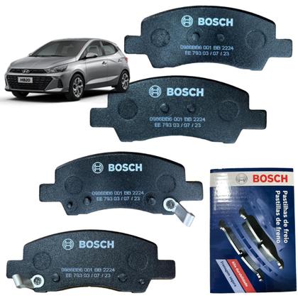 Imagem de Pastilha de Freio Hb20 Hb20s 1.6 2020 a 2025 Hb20 1.0 Turbo 2020 2021 2022 2023 2024 2025 Dianteira Original Bosch