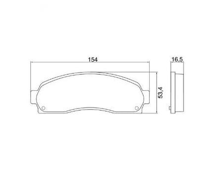 Imagem de Pastilha De Freio Ranger Dianteira Cobreq N189 Sem Alarme Sistema Bosch Jogo