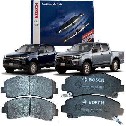 Imagem de Pastilha de Freio S10 2.4 2.5 2.8 2012 2013 2014 2015 2016 2017 2018 2019 2020 a 2026 Trailblazer 2.8 3.6 2012 2013 2014 2015 Original Bosch