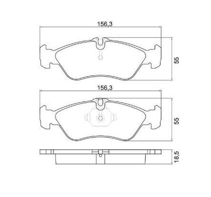 Imagem de Pastilha De Freio Sprinter Traseira Cobreq N727 Sem Alarme Sistema Teves Jogo