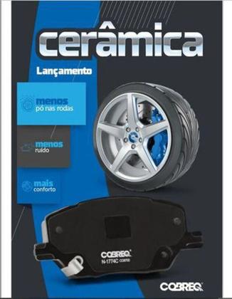 Imagem de Pastilha De Freio Traseira Cerâmica Civic 1.8 G9 - 2012 2013 2014 2015 2016 - Cobreq