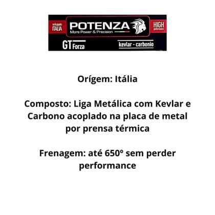 Imagem de Pastilha de Freio Traseira Xre300 Falcon Xj6 Hornet Potenza