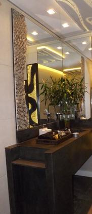 Imagem de PASTILHA DE VIDRO COM PEDRA GS902 - GLASS STONES MOSTARDA 31x31cm