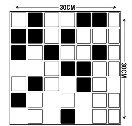 Imagem de Pastilha de vidro PW4007 - PATCHWORK MARROM 29,2x29,2cm
