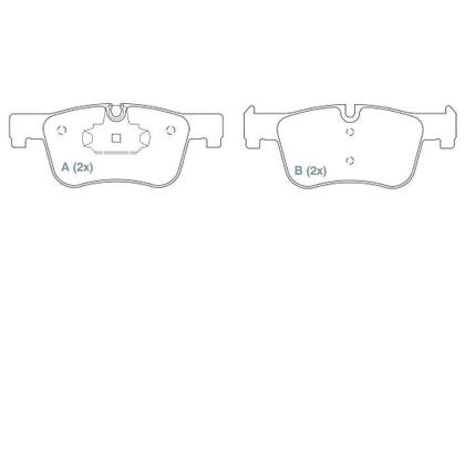 Imagem de Pastilha Dianteira Bmw 118 120 F20 F21 2012/... Ceramica