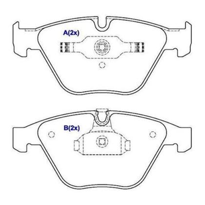 Imagem de Pastilha Dianteira Bmw 328i / 330i 07 Á 11 / X1 10 Em Diante
