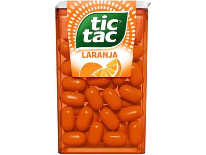 Imagem de Pastilha Ferrero Tic Tac Laranja 14,5g Display com 14 Unidades