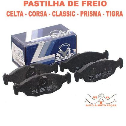 Imagem de Pastilha freio Agile Celta Corsa Classic Prisma Tigra Lanos