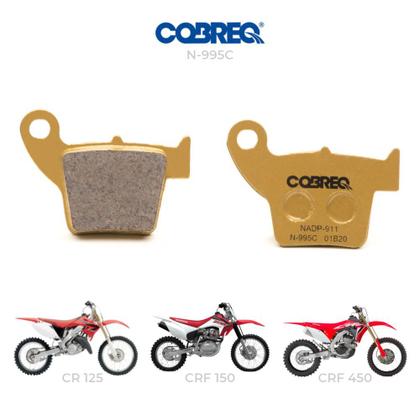 Imagem de Pastilha Freio Cerâmica Traseira Cobreq N-995C CR 125 250 CRF 150 250 450