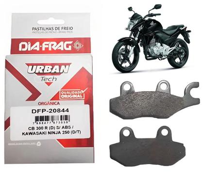 Imagem de Pastilha Freio Diafrag Dianteira Fazer Cbx Twister Ninja 250 Ybr 125 Cb 300