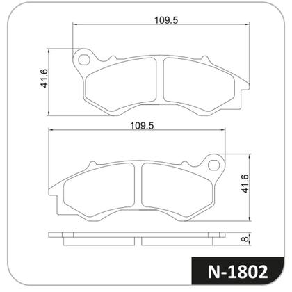 Imagem de Pastilha Freio Dianteira Cobreq N 1802 Honda PCX 2013-2020