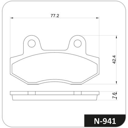 Imagem de Pastilha Freio Dianteira Cobreq N 941 Dafra Lazer 150 2008-