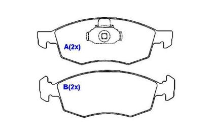 Imagem de Pastilha Freio Dianteira Doblo 1.3/1.6 16V/1.8 Bendix/Teves