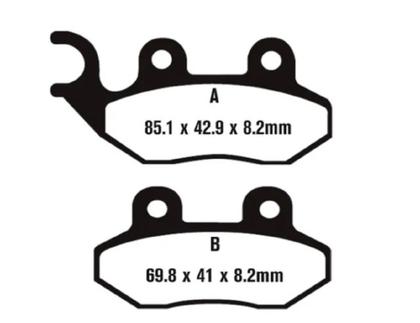 Imagem de Pastilha Freio Dianteira Ou Traseira Dafra Citycom 300i Cada