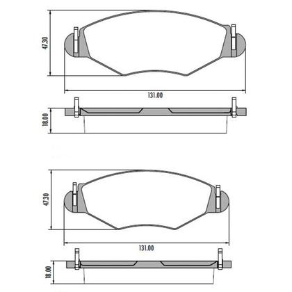 Imagem de Pastilha Freio Dianteira Peugeot 206 Rallye 1.6 16v Frasle